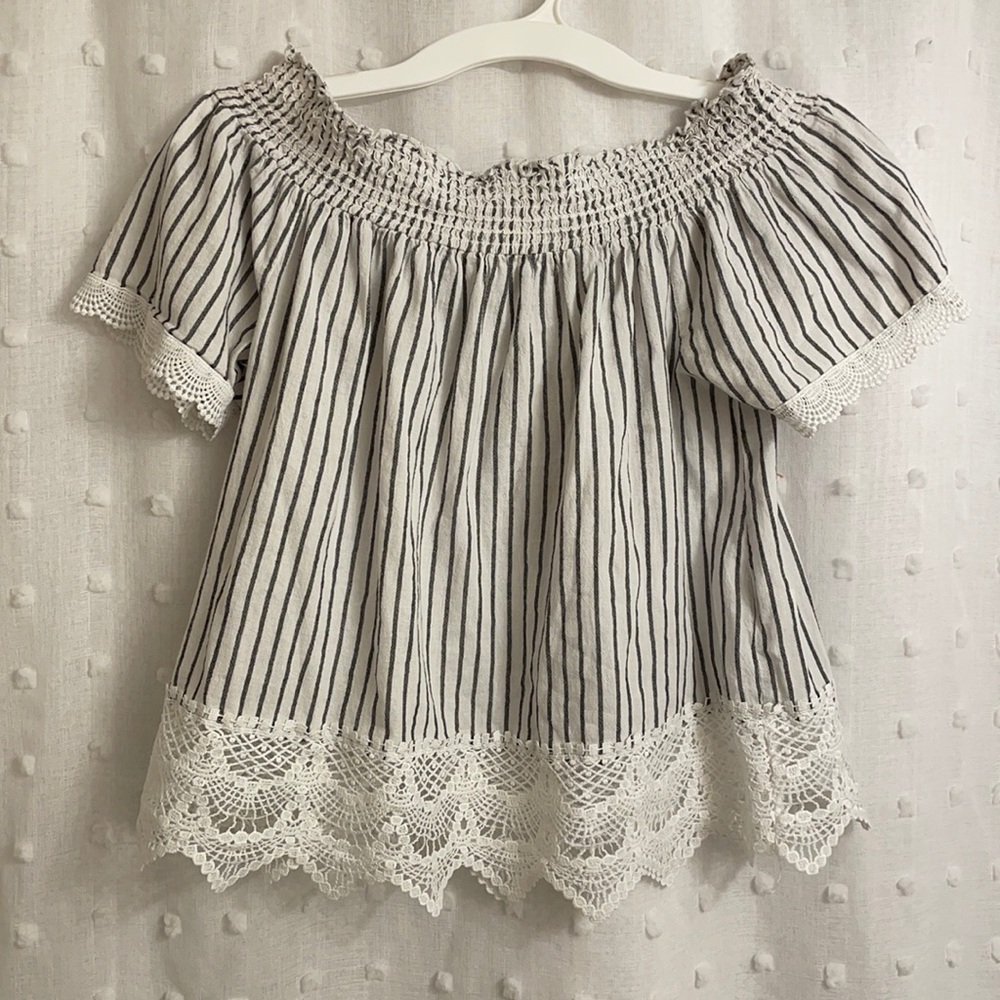 Off the shoulder blouse